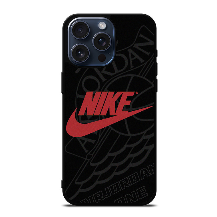 NIKE AIR JORDAN ONE SILHOUETTE iPhone 15 Pro Max Case Cover NIKE AIR JORDAN ONE SILHOUETTE iPhone 15 Pro Max Case Cover