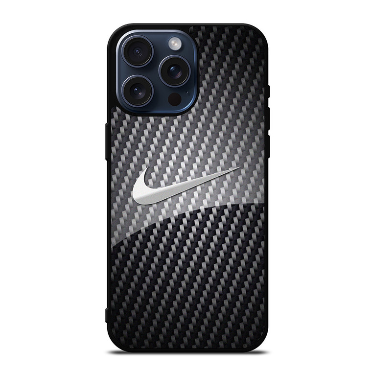 NIKE CARBON LOGO iPhone 15 Pro Max Case Cover NIKE CARBON LOGO iPhone 15 Pro Max Case Cover