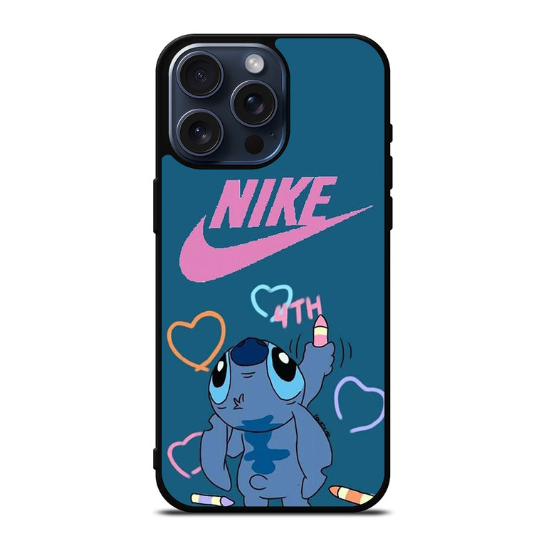 NIKE LILO AND STITCH CARTOON iPhone 15 Pro Max Case Cover