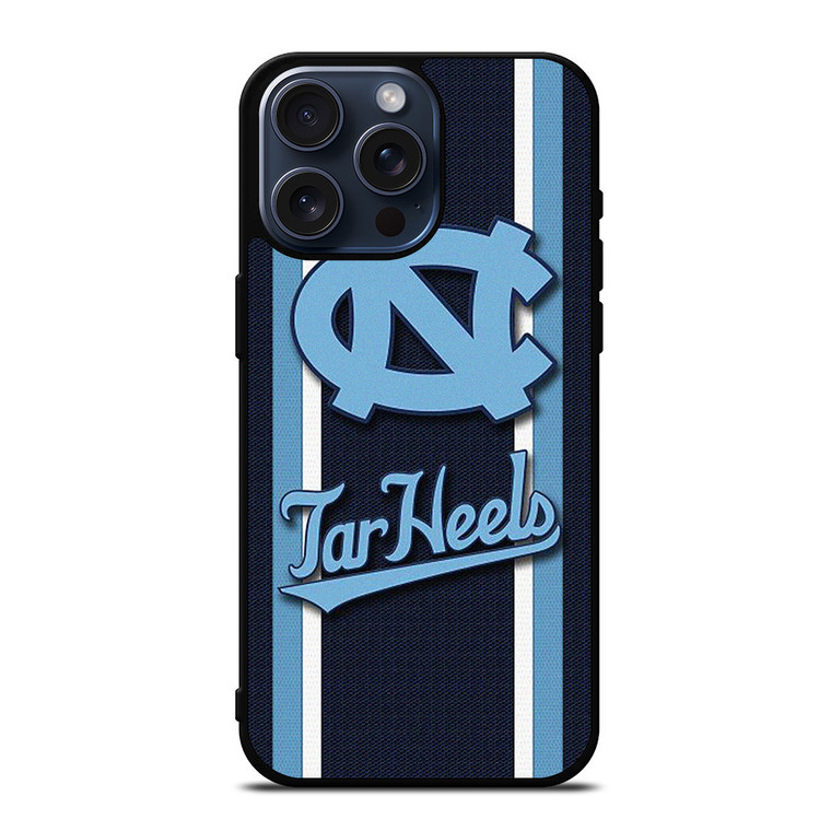 NORTH CAROLINA TAR HEELS STRIPE LOGO iPhone 15 Pro Max Case Cover
