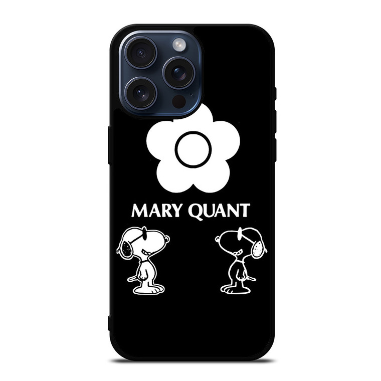 PEANUTS SNOOPY DOG MARY QUANT iPhone 15 Pro Max Case Cover