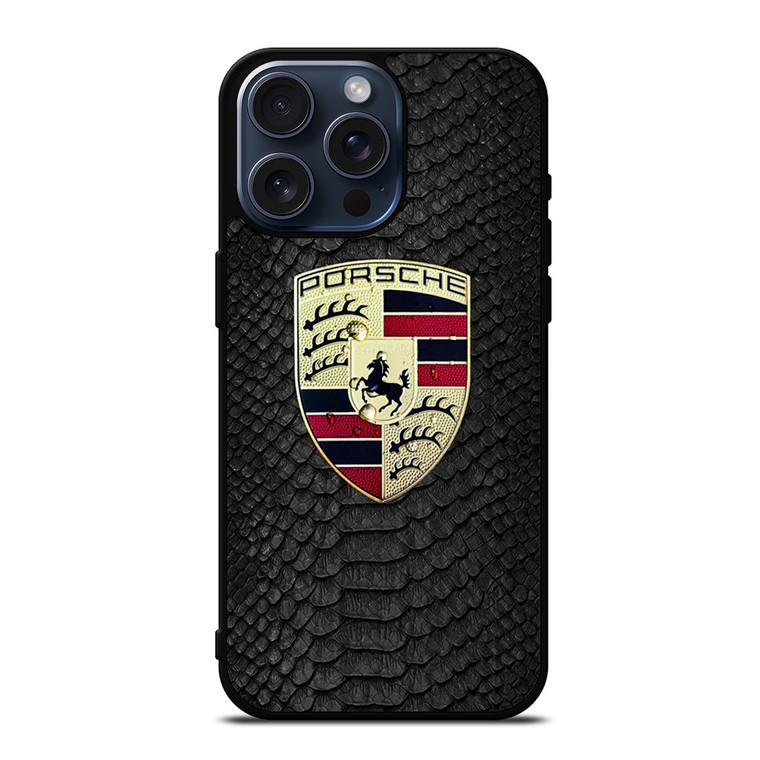 PORSCHE SNAKE SKIN LOGO iPhone 15 Pro Max Case Cover