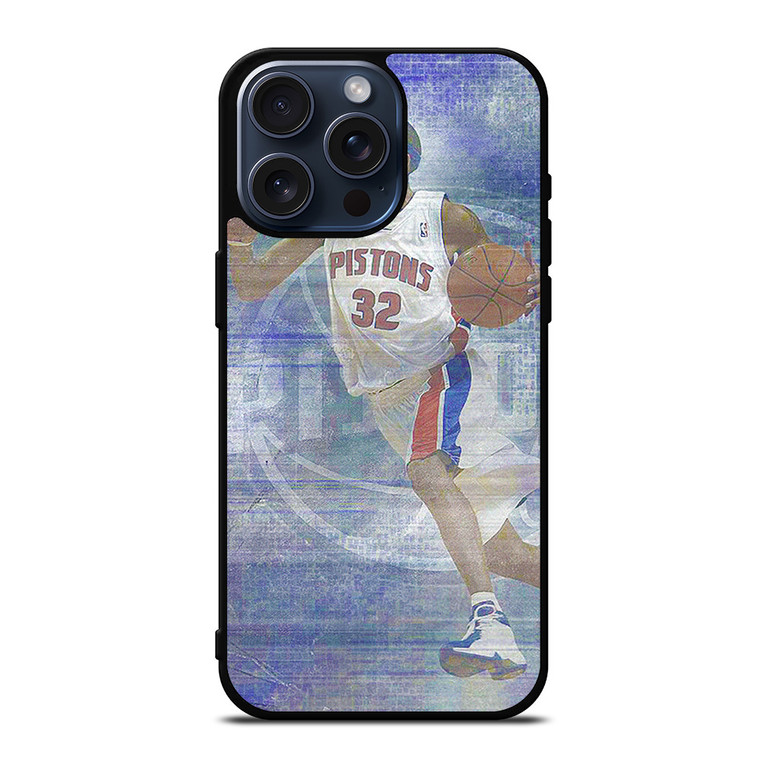 RICHARD HAMILTON DETROIT PISTONS NBA iPhone 15 Pro Max Case Cover