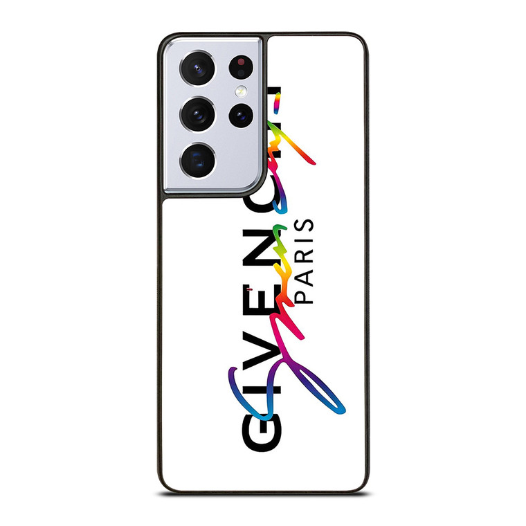 GIVENCHY PARIS WHITE  Samsung Galaxy S21 Ultra Case Cover