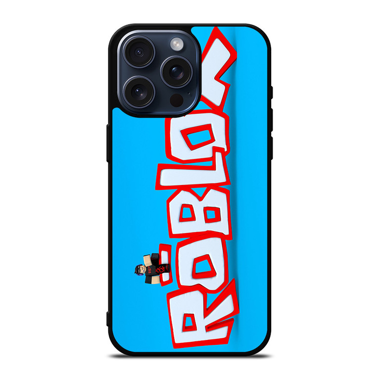 ROBLOX BLUE SIGN iPhone 15 Pro Max Case Cover