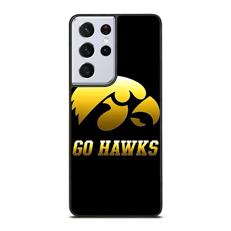 GO IOWA HAWKS FOOTBALL  Samsung Galaxy S21 Ultra Case Cover