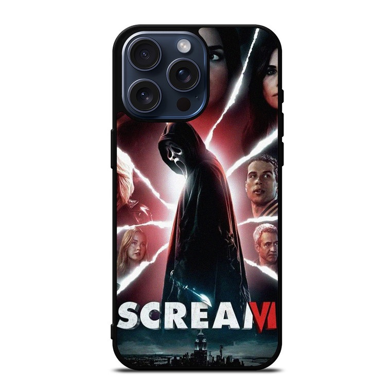 SCREAM 6 HORROR MOVIES iPhone 15 Pro Max Case Cover