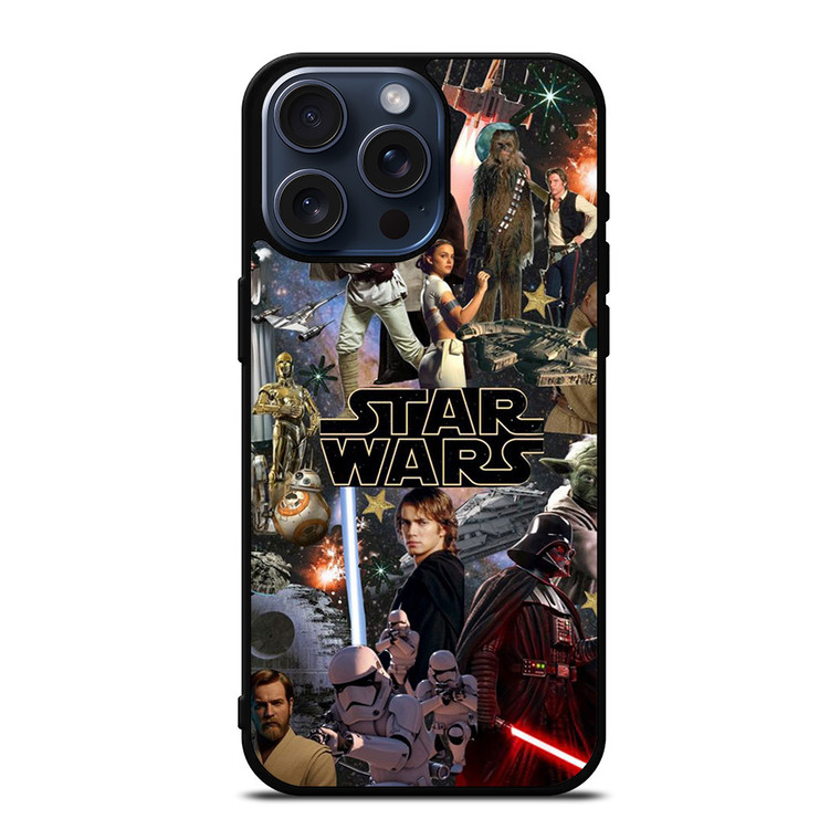 STAR WARS CHARACTERS COLLAGE iPhone 15 Pro Max Case Cover