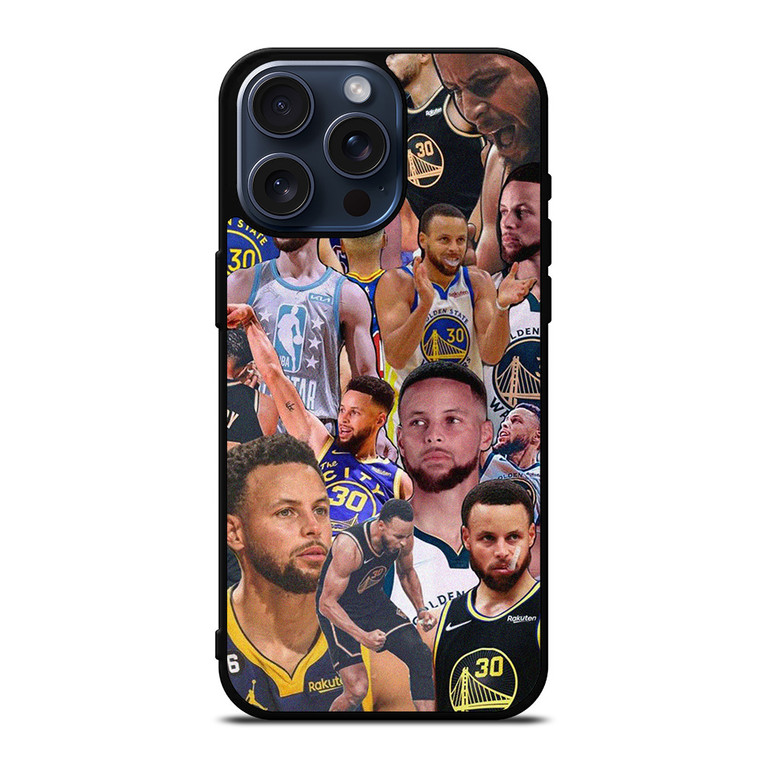 STEPHEN CURRY GOLDEN STATE WARRIORS COLLAGE iPhone 15 Pro Max Case Cover