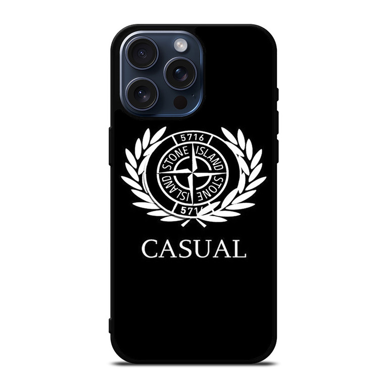 STONE ISLANS CASUAL LOGO iPhone 15 Pro Max Case Cover