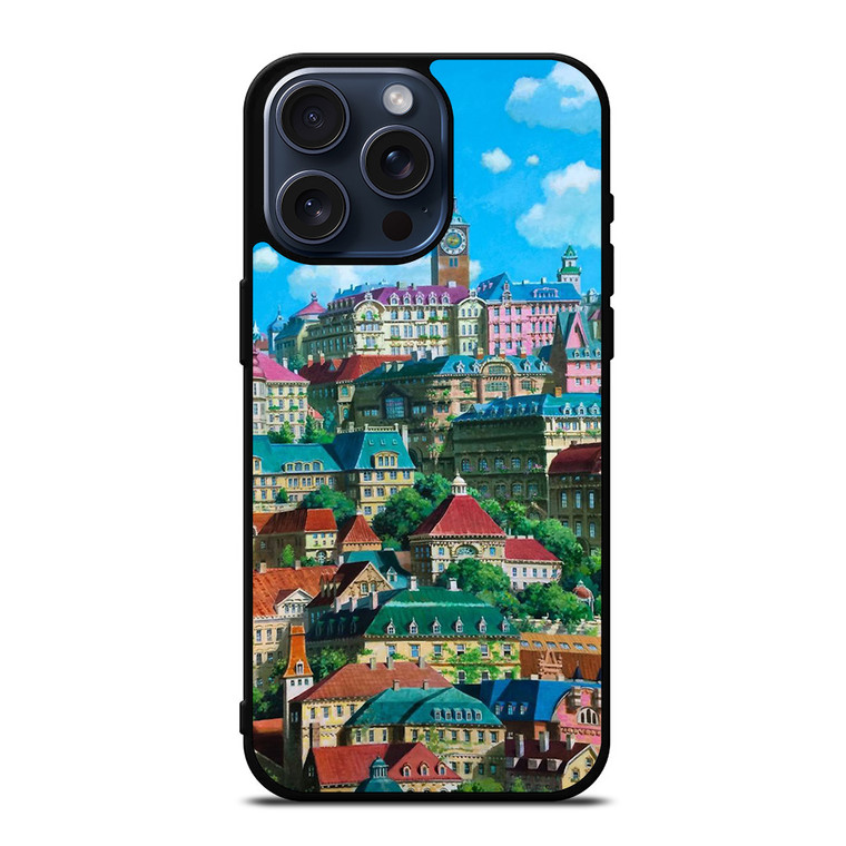 STUDIO GHIBLI VILLAGE iPhone 15 Pro Max Case Cover