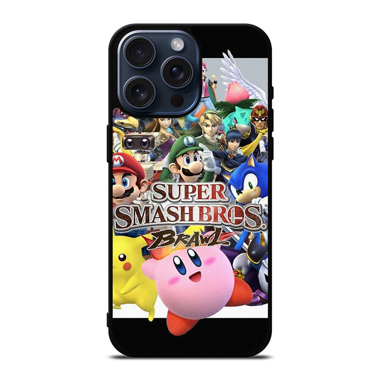 SUPER SMASH BROS BRAWL GAMES iPhone 15 Pro Max Case Cover