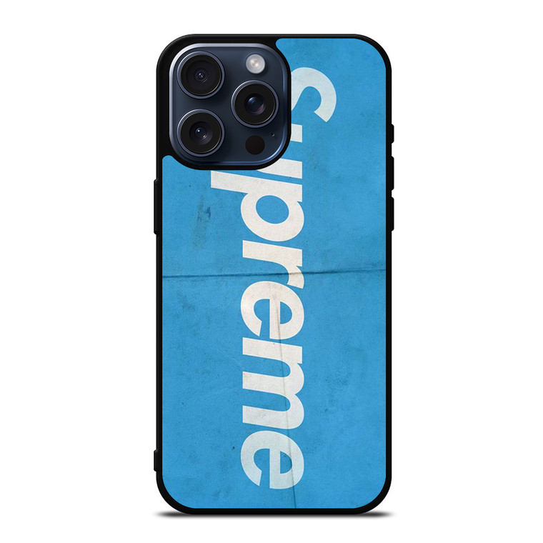 SUPREME BLUE LOGO iPhone 15 Pro Max Case Cover SUPREME BLUE LOGO iPhone 15 Pro Max Case Cover