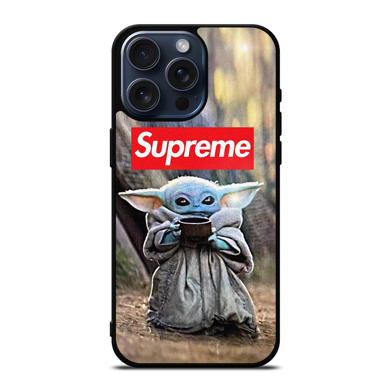 SUPREME YODA STAR WARS iPhone 15 Pro Max Case Cover SUPREME YODA STAR WARS iPhone 15 Pro Max Case Cover