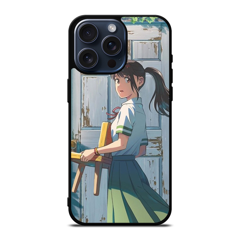 SUZUME NO TOJIMARI ANIME iPhone 15 Pro Max Case Cover