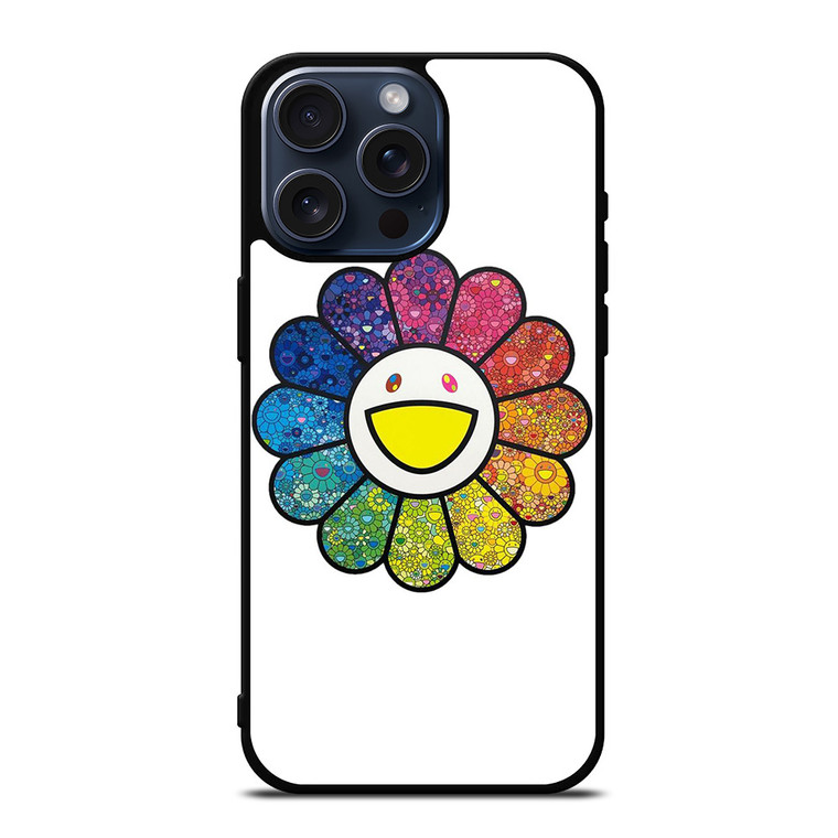 TAKASHI MURAKAMI SMILEY FLOWER iPhone 15 Pro Max Case Cover