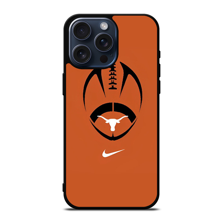TEXAS LONGHORNS NIKE FOOTBALL SYMBOL iPhone 15 Pro Max Case Cover