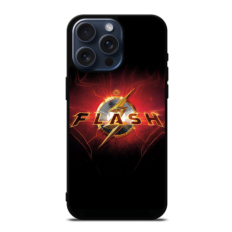 THE FLASH SUPERHERO LOGO iPhone 15 Pro Max Case Cover