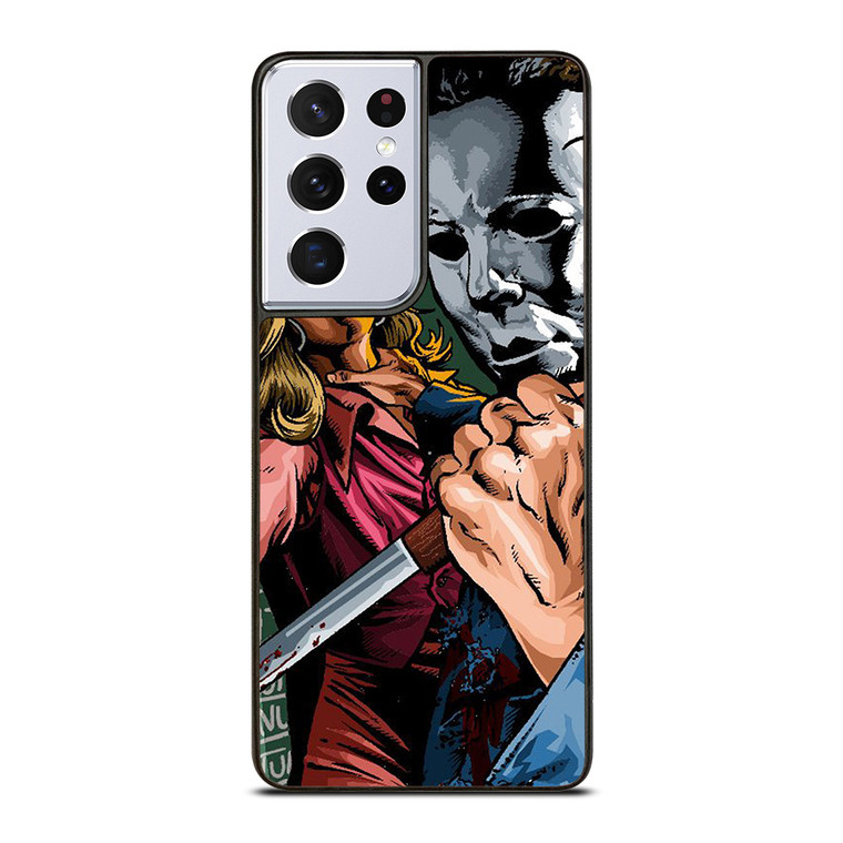 HALLOWEEN MICHAEL MYERS SCARY CARTOON  Samsung Galaxy S21 Ultra Case Cover