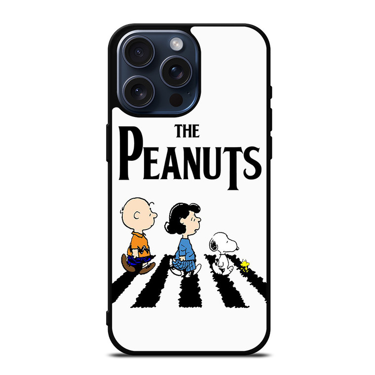 THE PEANUTS THE BEATLES ABBEY ROAD iPhone 15 Pro Max Case Cover