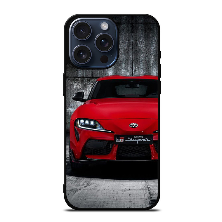 TOYOTA SUPRA GR RED iPhone 15 Pro Max Case Cover
