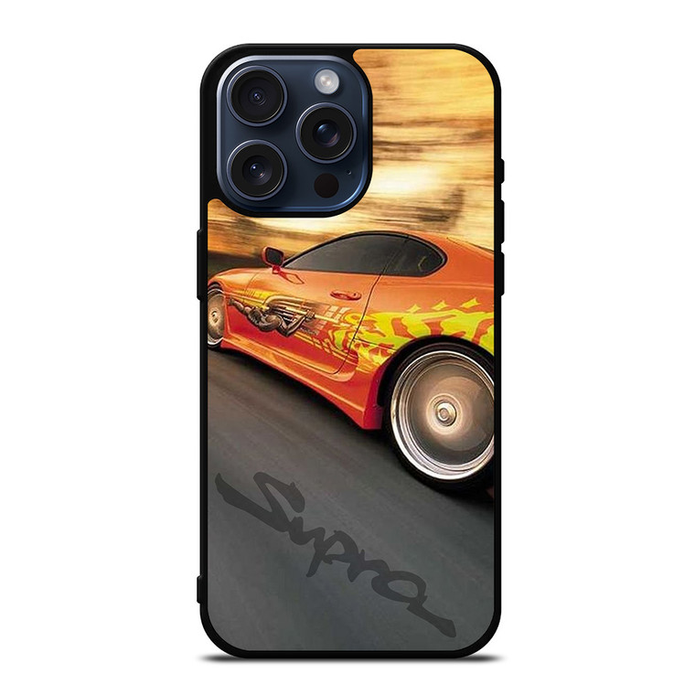 TOYOTA SUPRA PAUL WALKER LOGO iPhone 15 Pro Max Case Cover