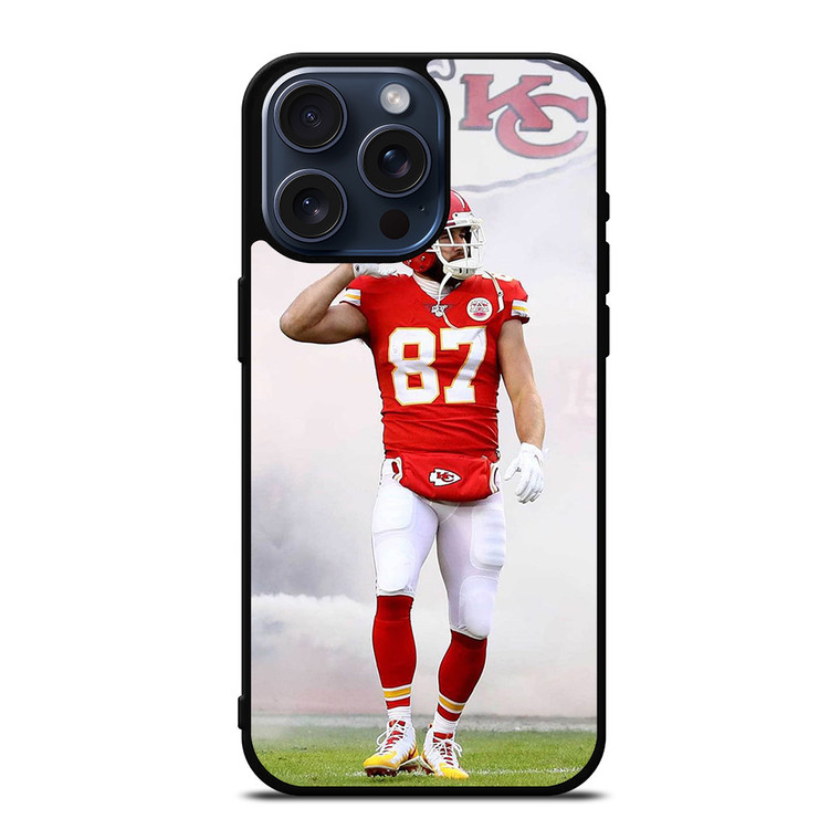TRAVIS KELCE KANSAS CITY CHIEFS iPhone 15 Pro Max Case Cover