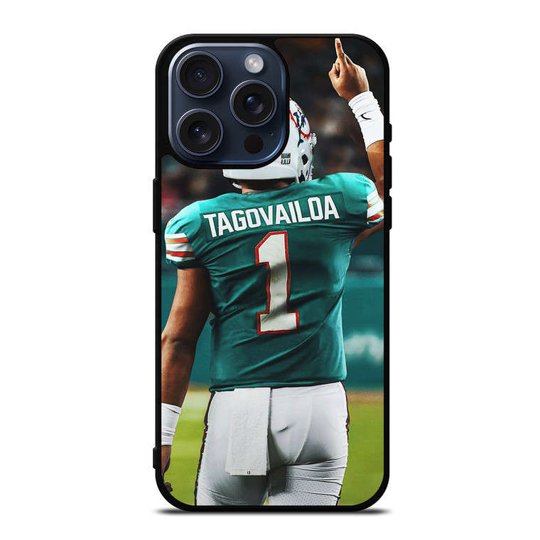 TUA TAGOVAILOA MIAMI DOLPHINS NFL iPhone 15 Pro Max Case Cover