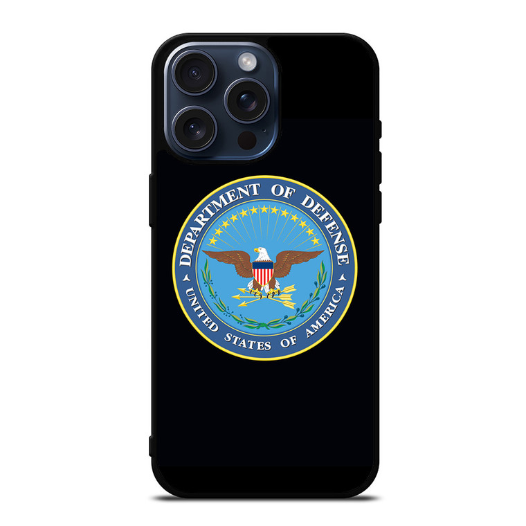 UNITED STATES DEPARTMENT OF DEFENSE iPhone 15 Pro Max Case Cover