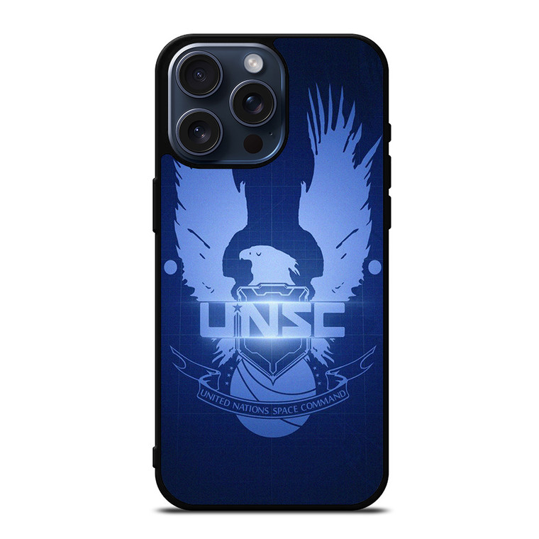 UNSC UNITED NATIONS SPACE COMMAND LOGO iPhone 15 Pro Max Case Cover