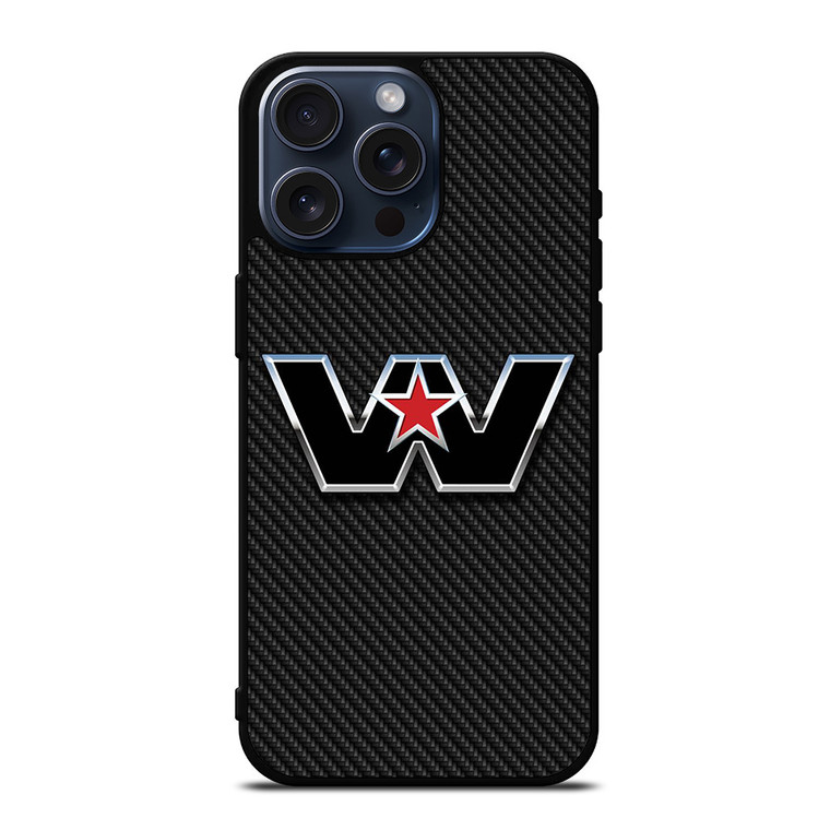 WESTERN STAR TRUCKS CARBON LOGO iPhone 15 Pro Max Case Cover