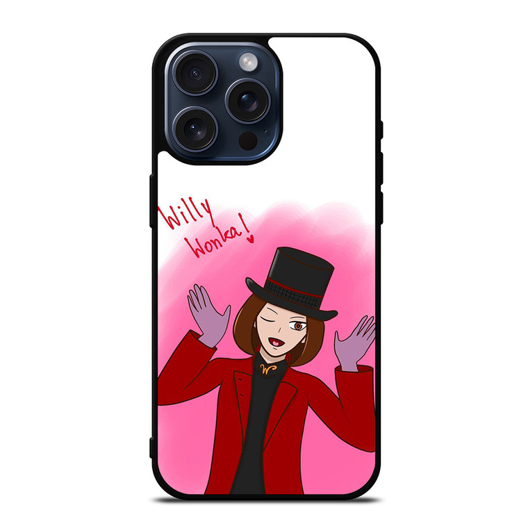 WILLY WONKA TIKTOK GUY ART iPhone 15 Pro Max Case Cover