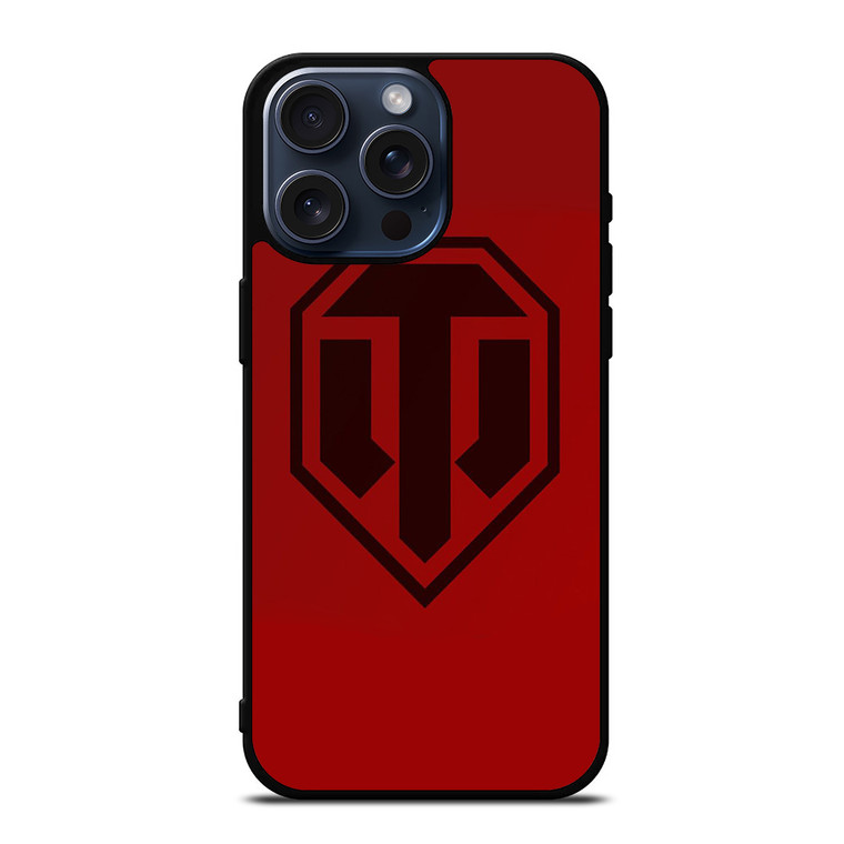 WORLD OF TANKS SYMBOL RED iPhone 15 Pro Max Case Cover WORLD OF TANKS SYMBOL RED iPhone 15 Pro Max Case Cover