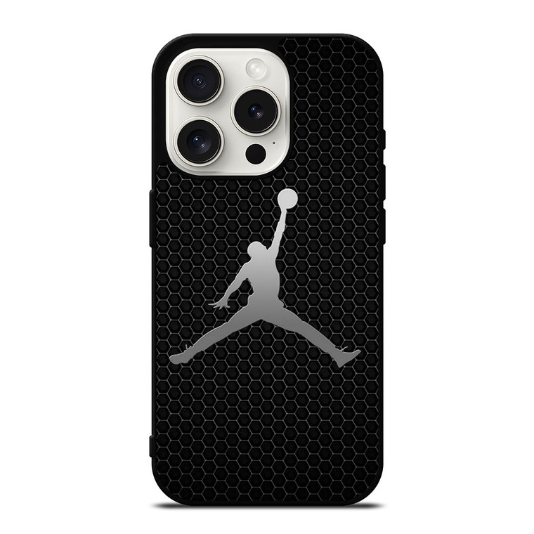 AIR JORDAN JUMPMAN METAL EMBLEM iPhone 15 Pro Case Cover