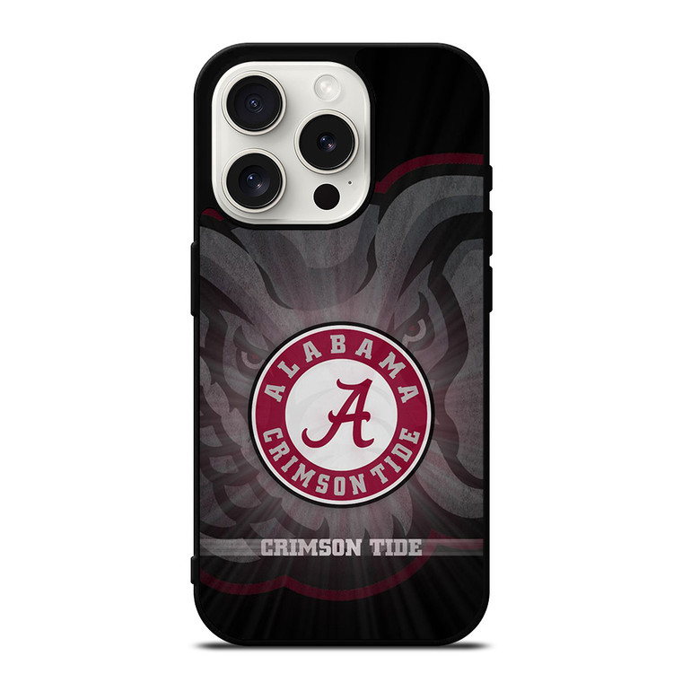 ALABAMA CRIMSON TIDE UNIVERSITY BADGE iPhone 15 Pro Case Cover