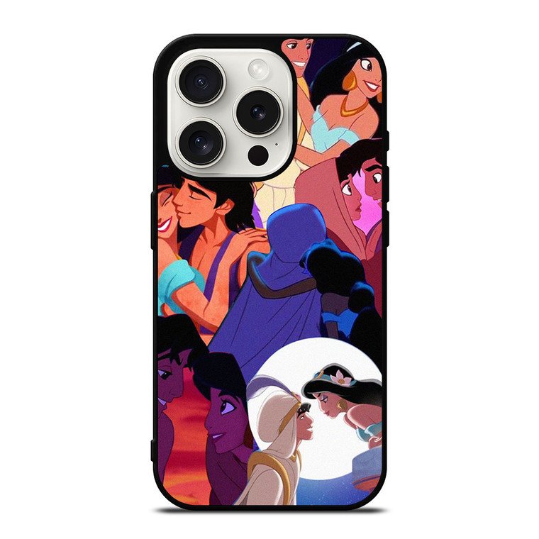 ALADDIN PRINCESS JASMINE DISNEY COLLAGE iPhone 15 Pro Case Cover
