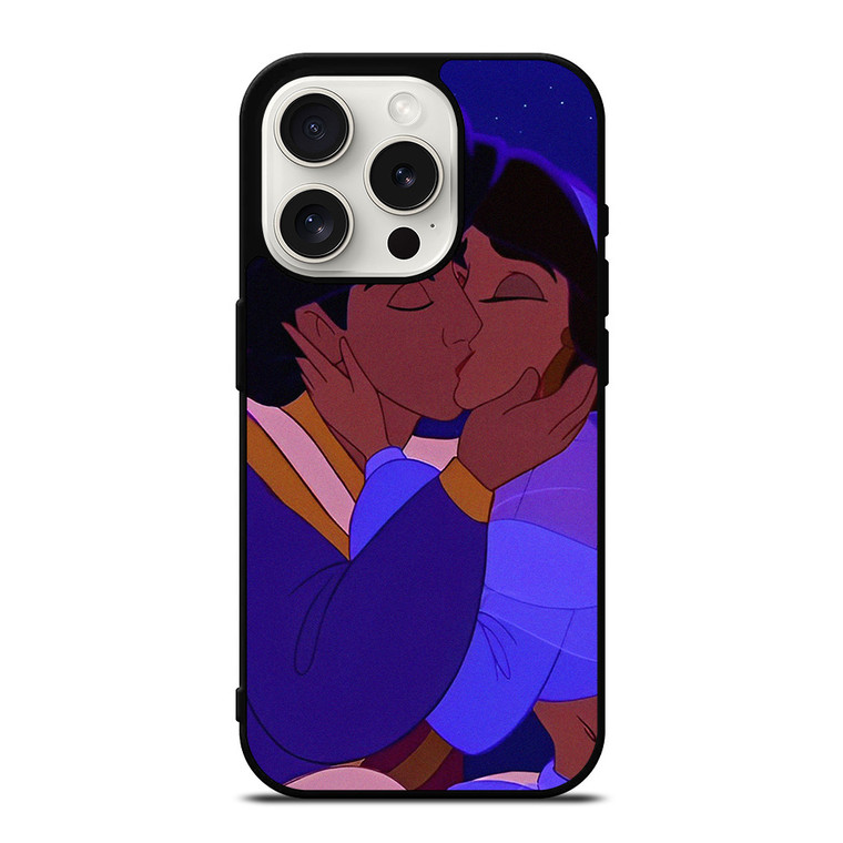 ALADDIN PRINCESS JASMINE KISSING iPhone 15 Pro Case Cover