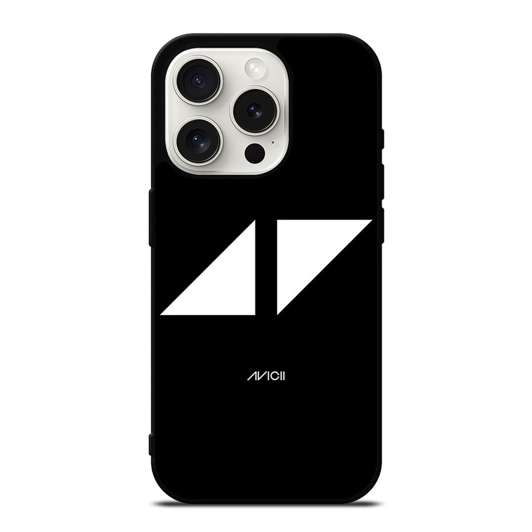 AVICII DJ BLACK LOGO iPhone 15 Pro Case Cover