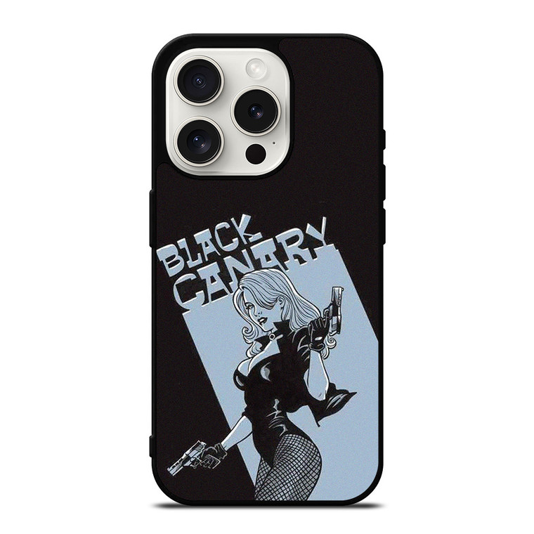 BLACK CANARY COMIC ART iPhone 15 Pro Case Cover