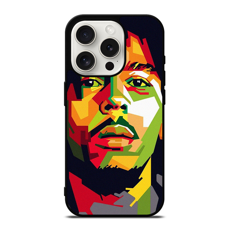 BOB MARLEY WPAP ART iPhone 15 Pro Case Cover