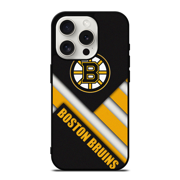 BOSTON BRUINS ICE HOCKEY LOGO iPhone 15 Pro Case Cover