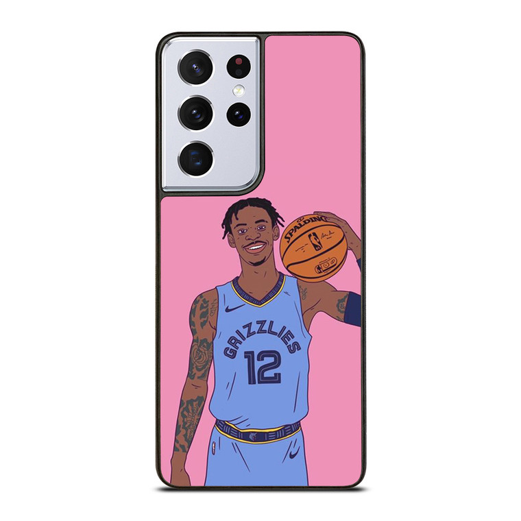 JA MORANT MEMPHIS GRIZZLIES VECTOR  Samsung Galaxy S21 Ultra Case Cover