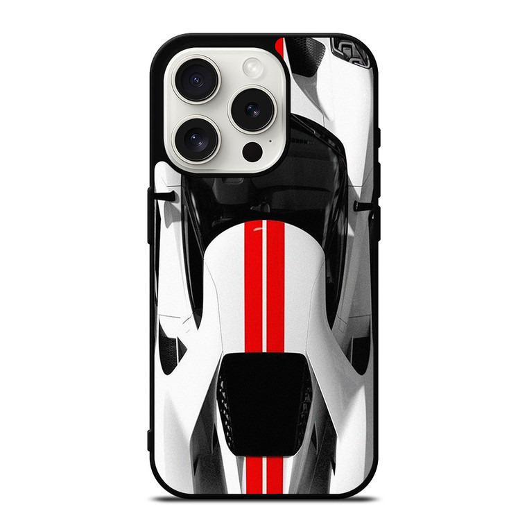 FORD GT RED WHITE iPhone 15 Pro Case Cover