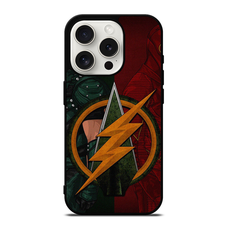 GREEN ARROW THE FLASH DC COMICS iPhone 15 Pro Case Cover GREEN ARROW THE FLASH DC COMICS iPhone 15 Pro Case Cover