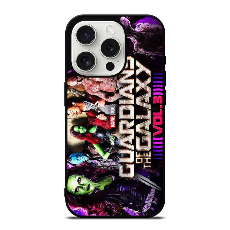 GUARDIANS OF THE GALAXY VOLUME 3 MARVEL MOVIE iPhone 15 Pro Case Cover