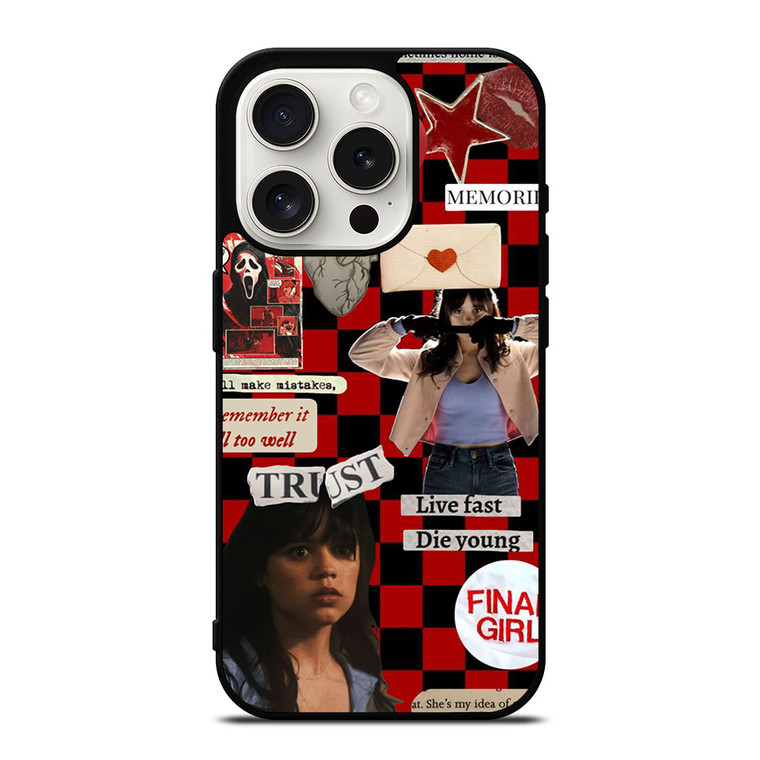 JENNA ORTEGA TARA CARPENTER SCREAM VI COLLAGE iPhone 15 Pro Case Cover