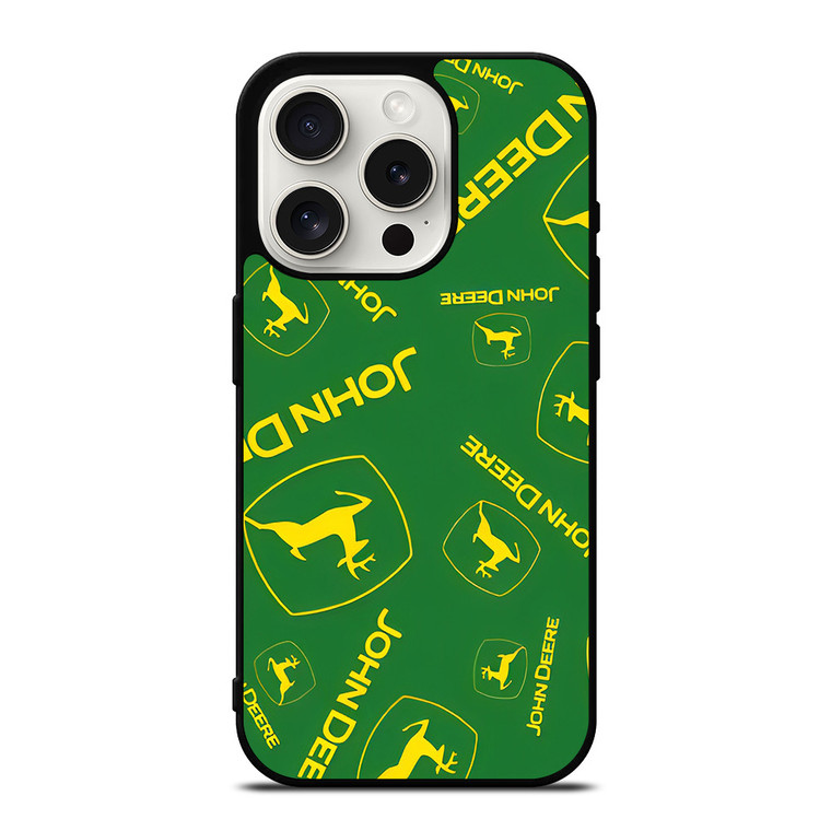 JOHN DEERE LOGO COLLAGE iPhone 15 Pro Case Cover