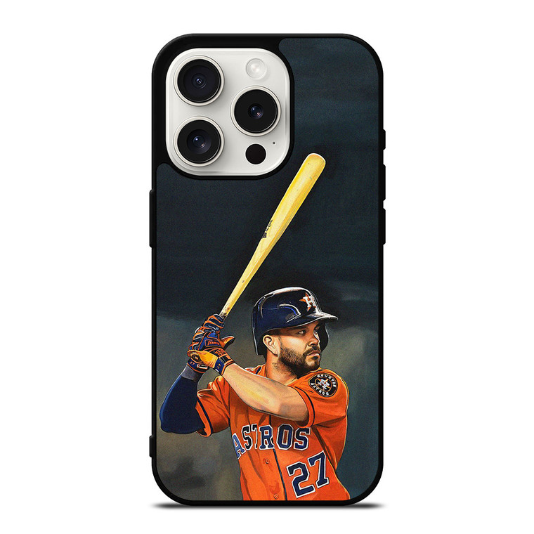 JOSE ALTUVE HOUSTON ASTROS BASEBALL iPhone 15 Pro Case Cover