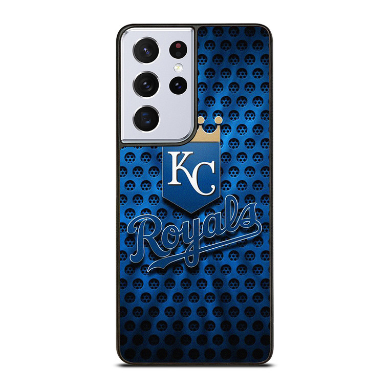 KANSAS CITY ROYALS METAL LOGO  Samsung Galaxy S21 Ultra Case Cover