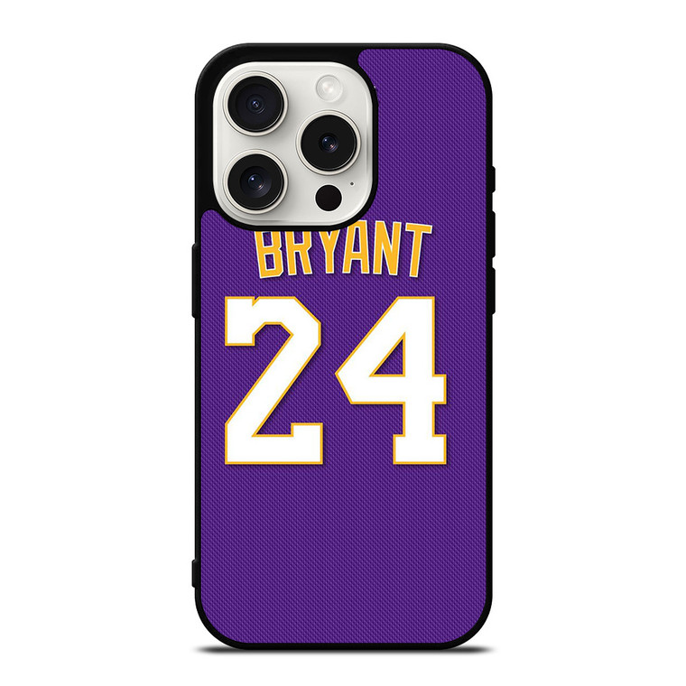 KOBE BRYANT 24 LA LAKERS KIT iPhone 15 Pro Case Cover